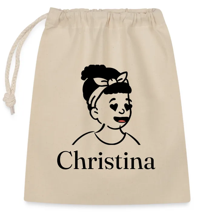 Sac cadeau personnalisé au prénom Christina