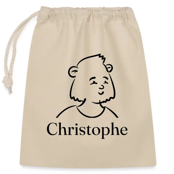 Sac cadeau personnalisé au prénom Christophe