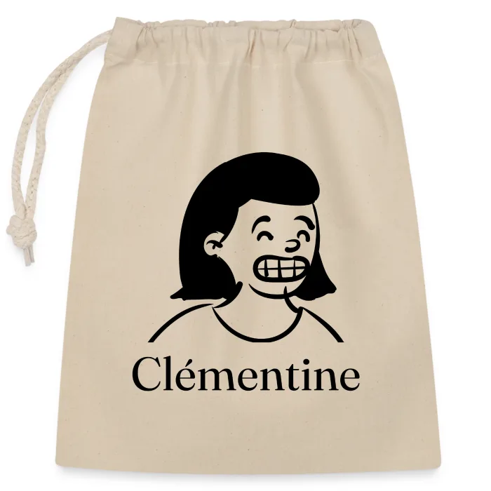 Sac cadeau personnalisé au prénom Clémentine