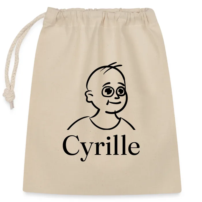 Sac cadeau personnalisé au prénom Cyrille