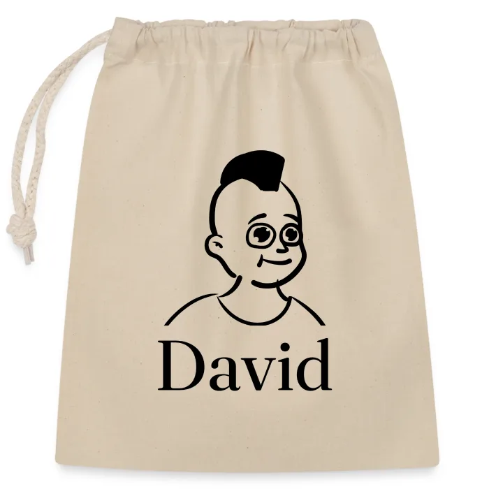 Sac cadeau personnalisé au prénom David
