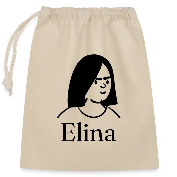 Sac cadeau personnalisé au prénom Elina