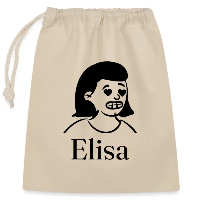 Sac cadeau personnalisé au prénom Elisa