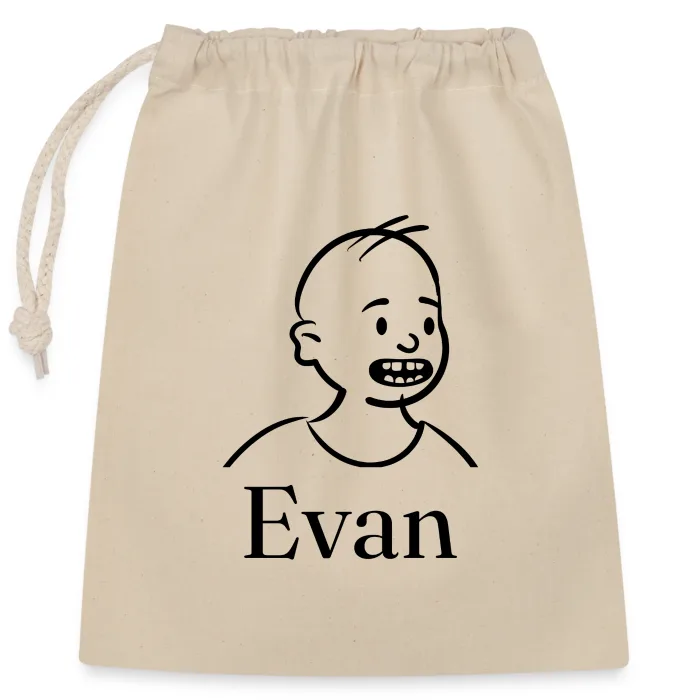 Sac cadeau personnalisé au prénom Evan