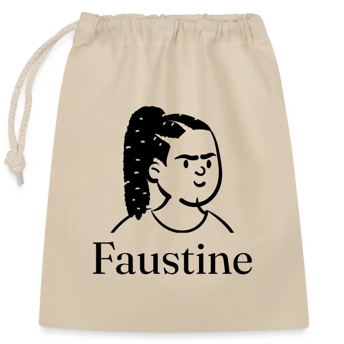 Sac cadeau personnalisé au prénom Faustine
