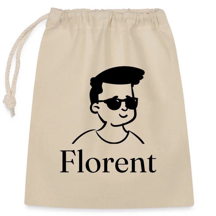 Sac cadeau personnalisé au prénom Florent