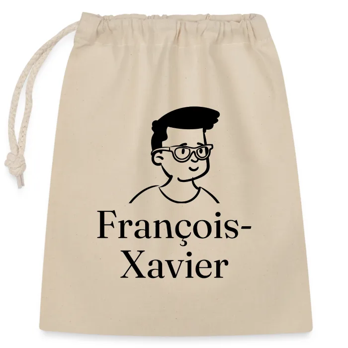 Sac cadeau personnalisé au prénom François-Xavier