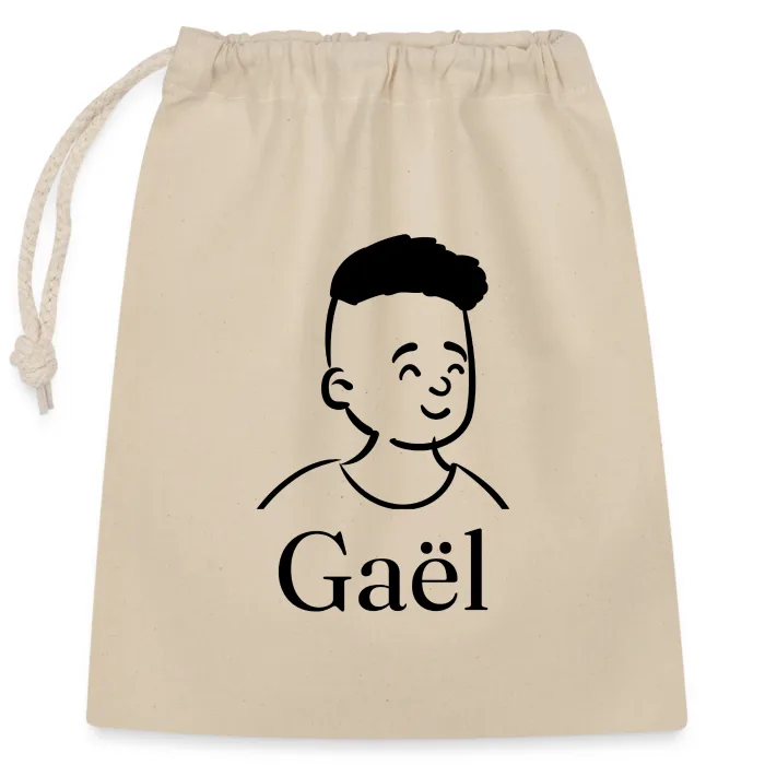 Sac cadeau personnalisé au prénom Gaël