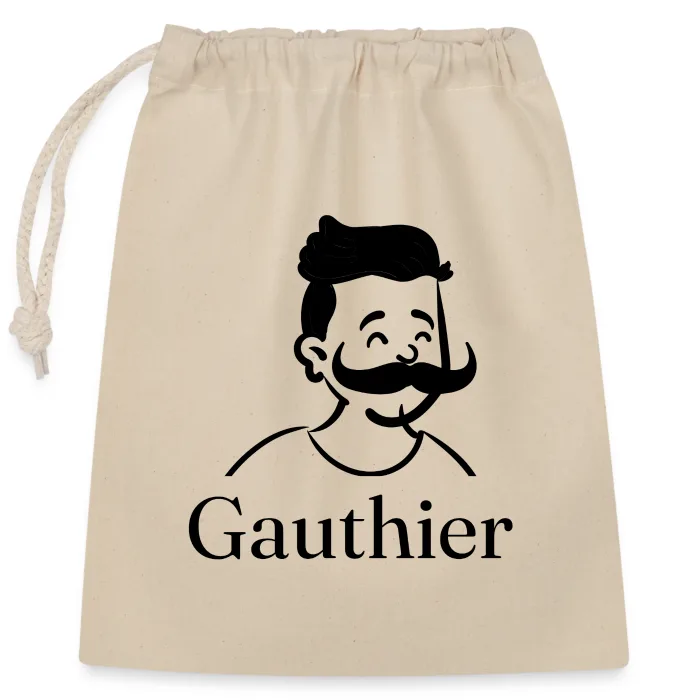 Sac cadeau personnalisé au prénom Gauthier