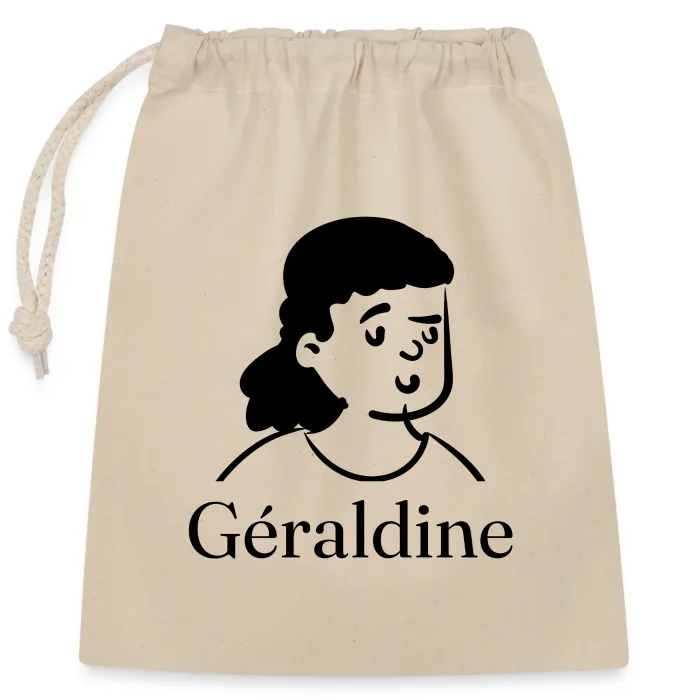 Sac cadeau personnalisé au prénom Géraldine
