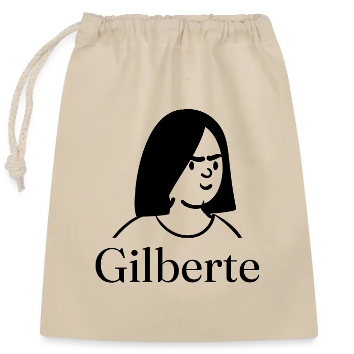 Sac cadeau personnalisé au prénom Gilberte