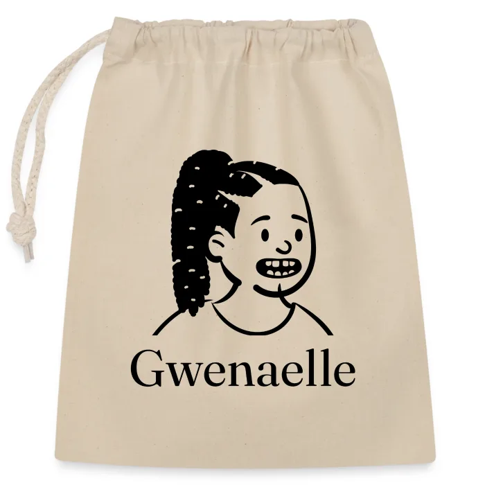 Sac cadeau personnalisé au prénom Gwenaelle
