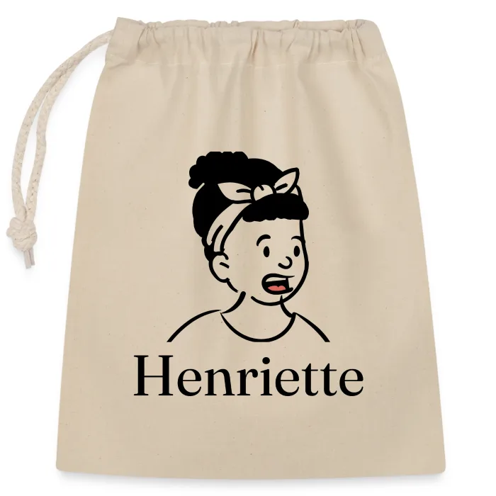 Sac cadeau personnalisé au prénom Henriette