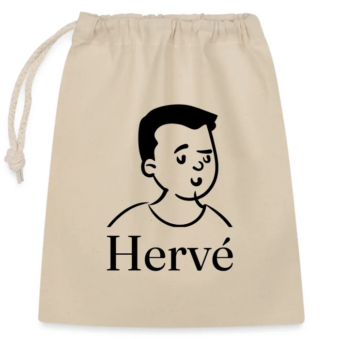 Sac cadeau personnalisé au prénom Hervé