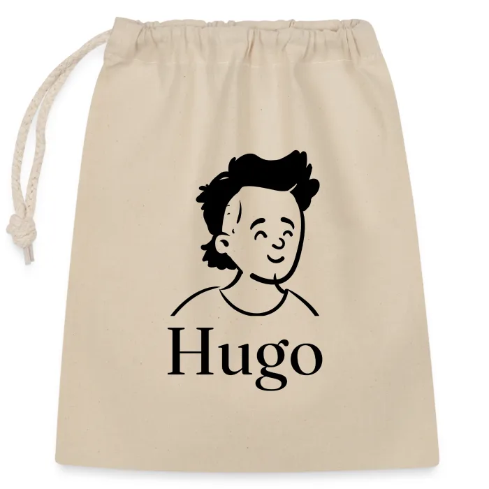 Sac cadeau personnalisé au prénom Hugo