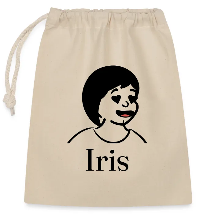 Sac cadeau personnalisé au prénom Iris