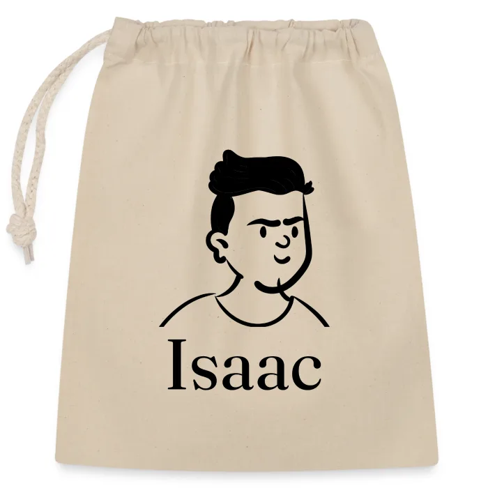Sac cadeau personnalisé au prénom Isaac