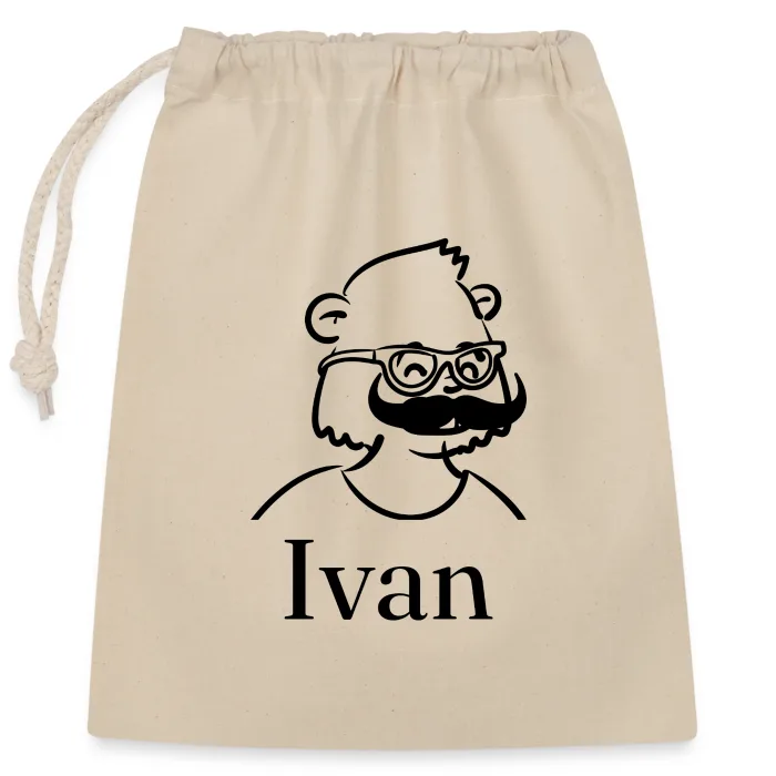 Sac cadeau personnalisé au prénom Ivan