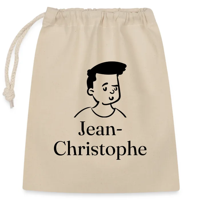 Sac cadeau personnalisé au prénom Jean-Christophe