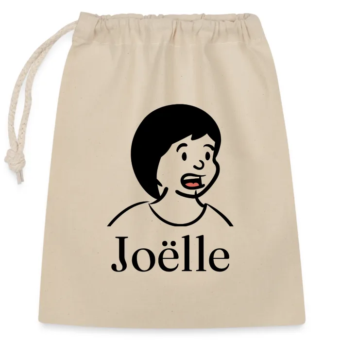 Sac cadeau personnalisé au prénom Joëlle