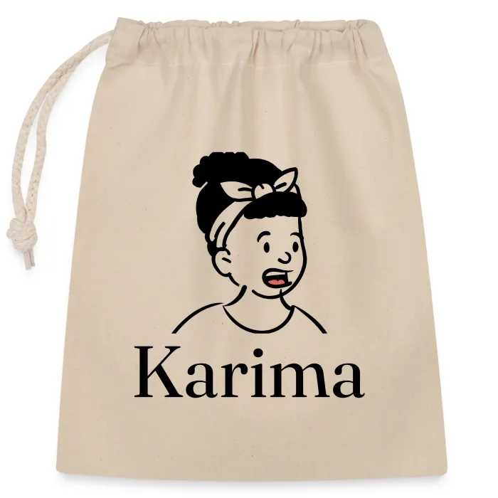 Sac cadeau personnalisé au prénom Karima