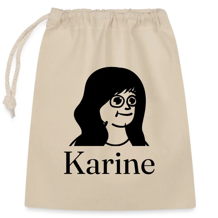 Sac cadeau personnalisé au prénom Karine