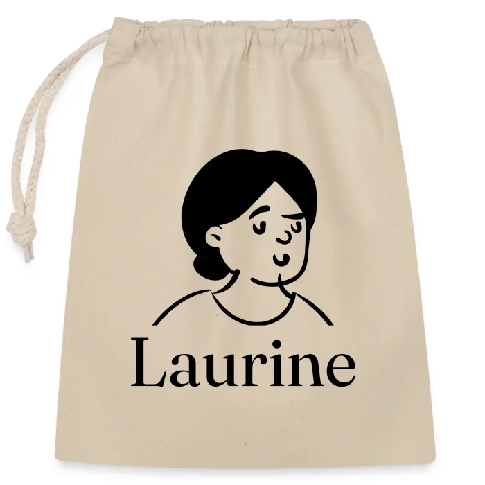 Sac cadeau personnalisé au prénom Laurine