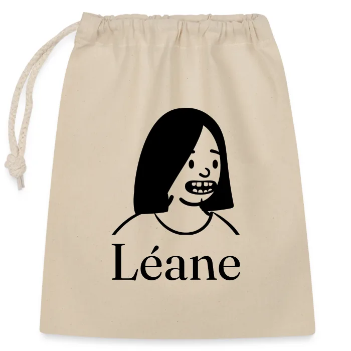 Sac cadeau personnalisé au prénom Léane