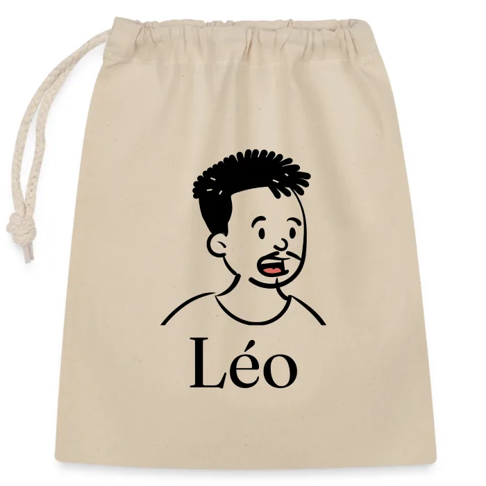 Sac cadeau personnalisé au prénom Léo