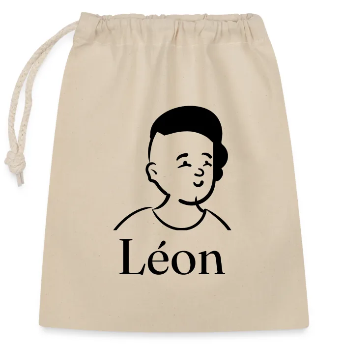 Sac cadeau personnalisé au prénom Léon
