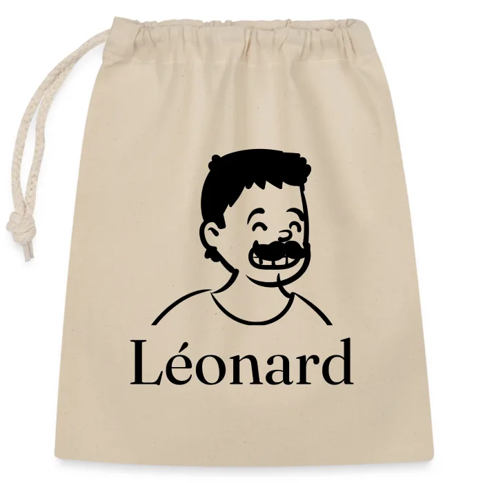 Sac cadeau personnalisé au prénom Léonard