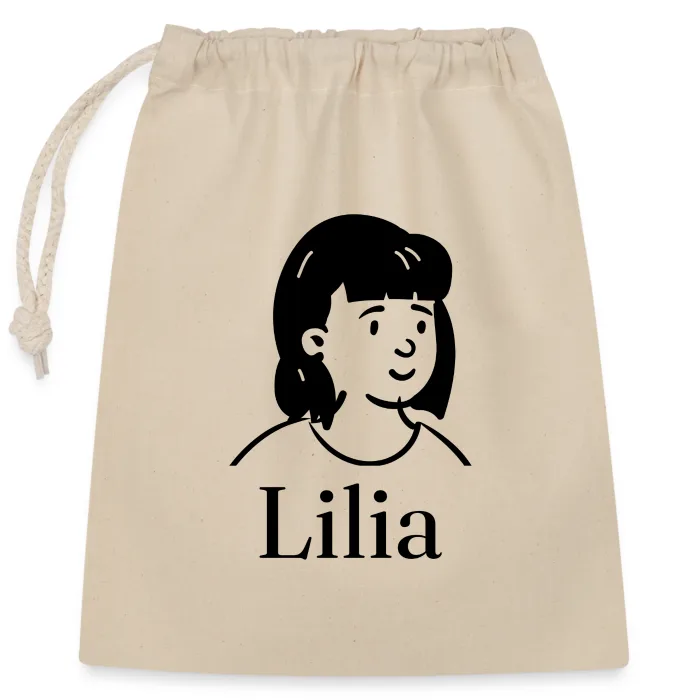 Sac cadeau personnalisé au prénom Lilia