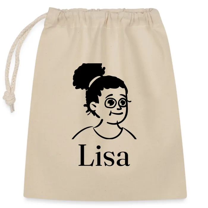 Sac cadeau personnalisé au prénom Lisa