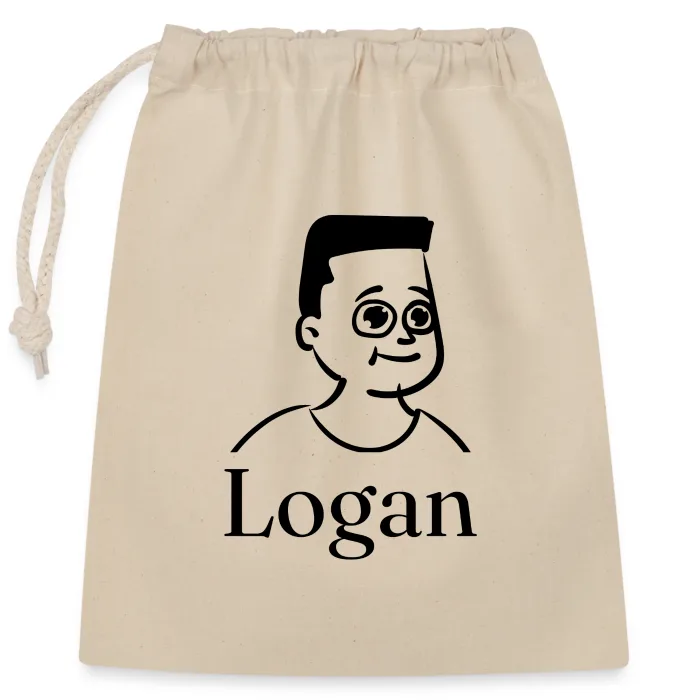 Sac cadeau personnalisé au prénom Logan