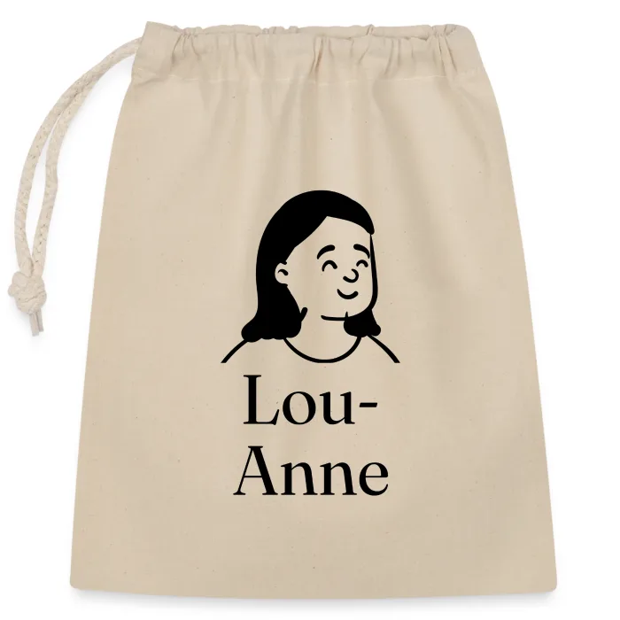 Sac cadeau personnalisé au prénom Lou-Anne