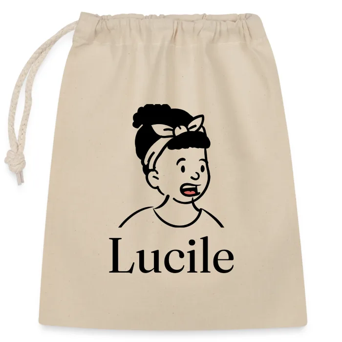 Sac cadeau personnalisé au prénom Lucile