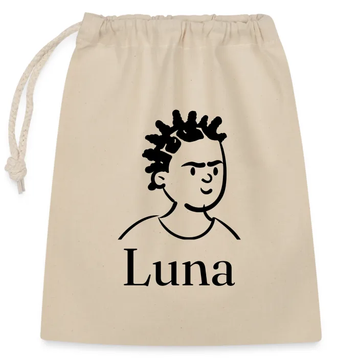 Sac cadeau personnalisé au prénom Luna