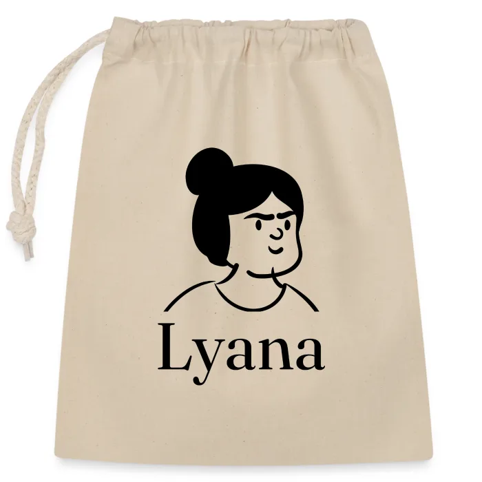 Sac cadeau personnalisé au prénom Lyana