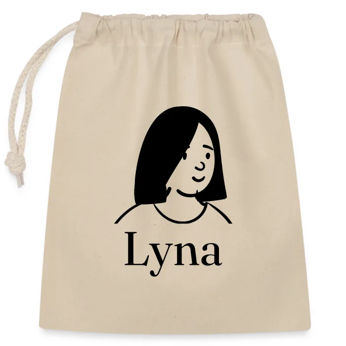 Sac cadeau personnalisé au prénom Lyna