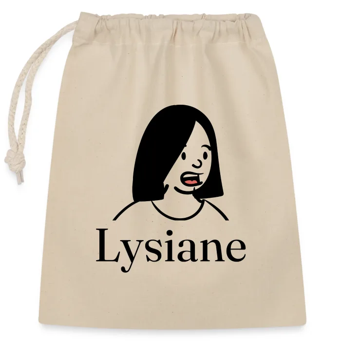 Sac cadeau personnalisé au prénom Lysiane