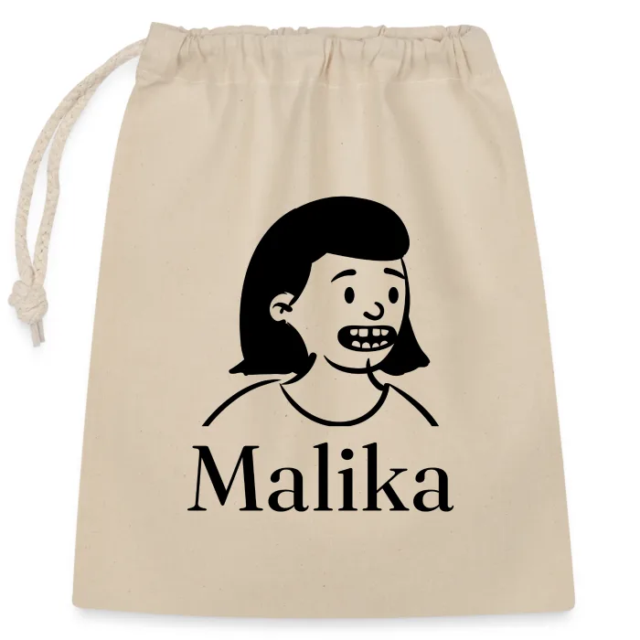Sac cadeau personnalisé au prénom Malika