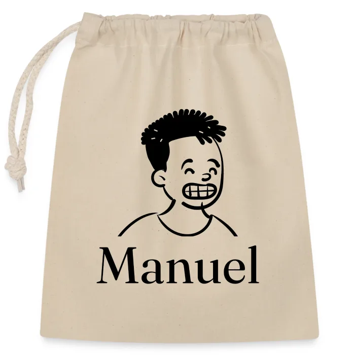Sac cadeau personnalisé au prénom Manuel