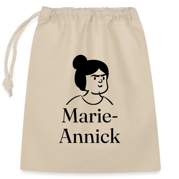 Sac cadeau personnalisé au prénom Marie-Annick