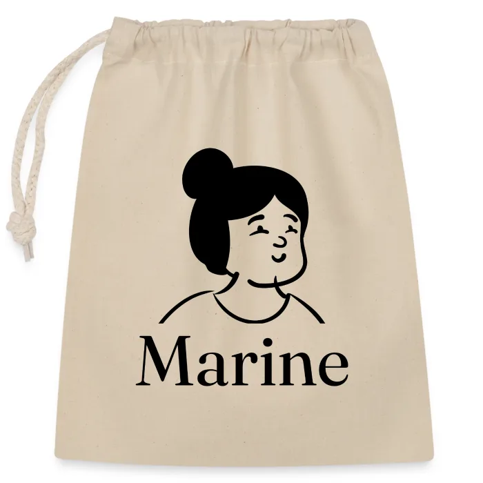 Sac cadeau personnalisé au prénom Marine