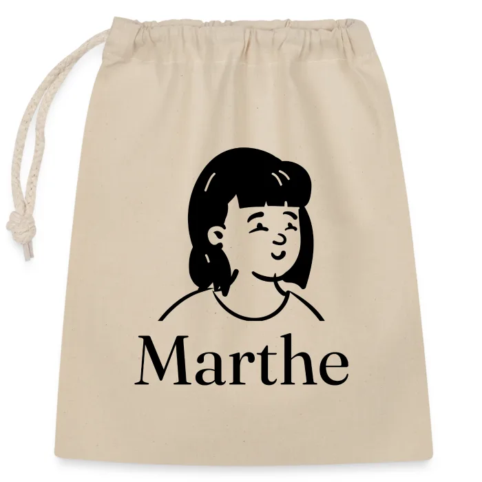 Sac cadeau personnalisé au prénom Marthe