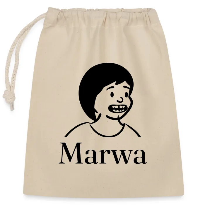 Sac cadeau personnalisé au prénom Marwa