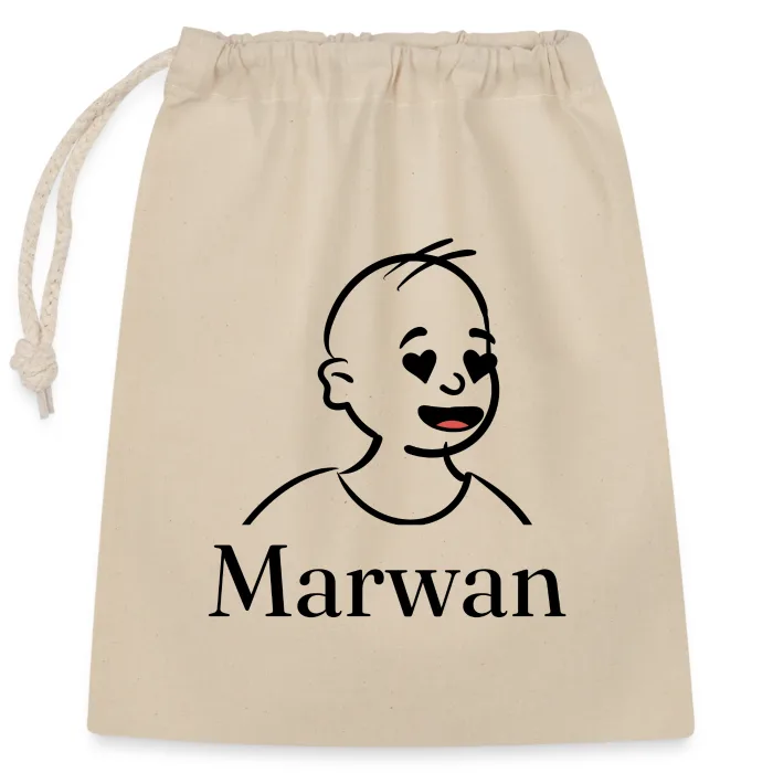 Sac cadeau personnalisé au prénom Marwan