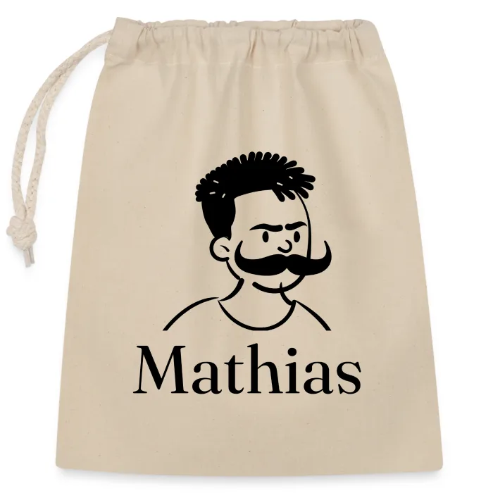 Sac cadeau personnalisé au prénom Mathias