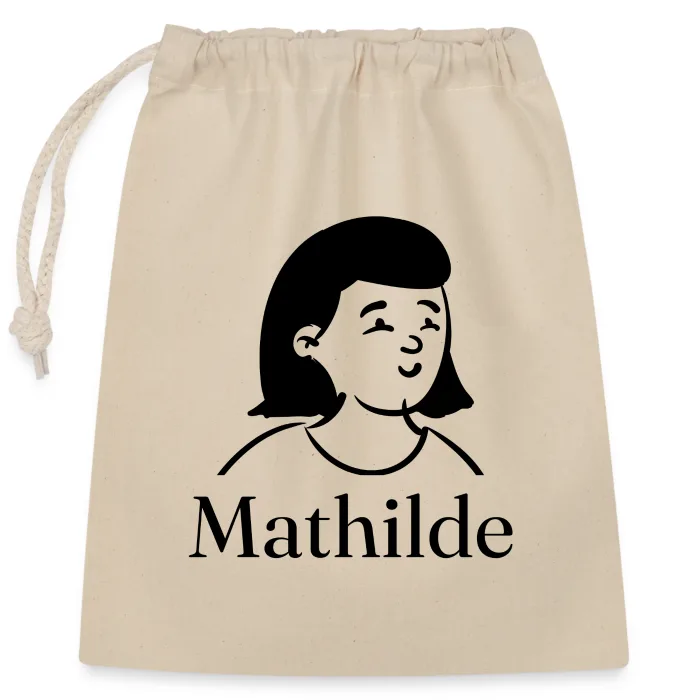 Sac cadeau personnalisé au prénom Mathilde