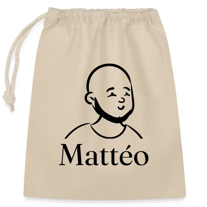 Sac cadeau personnalisé au prénom Mattéo